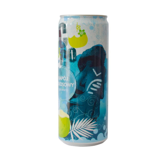 Kohlensäurehaltiges Kokosgetränk von CO&CO in 320 ml Flasche, erfrischendes Getränk mit 99,95 % Kokosgehalt