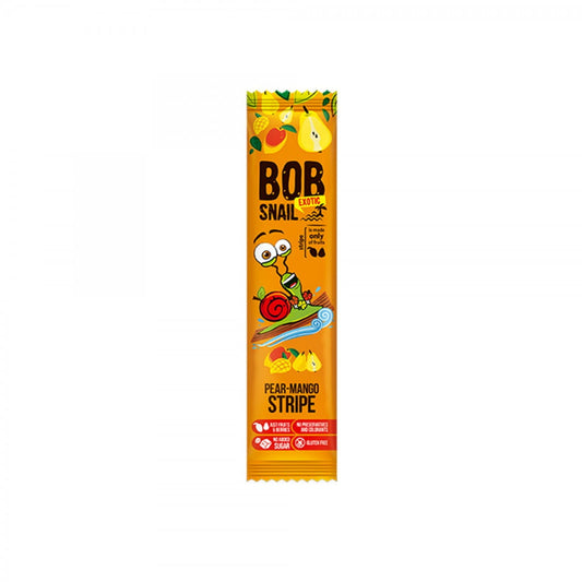 ECO-SNACK Birnen-Mango-Snack ohne Zuckerzusatz, 14 g, Fruchtiger Snack in kleiner Verpackung, natürliche Fruchtmischung