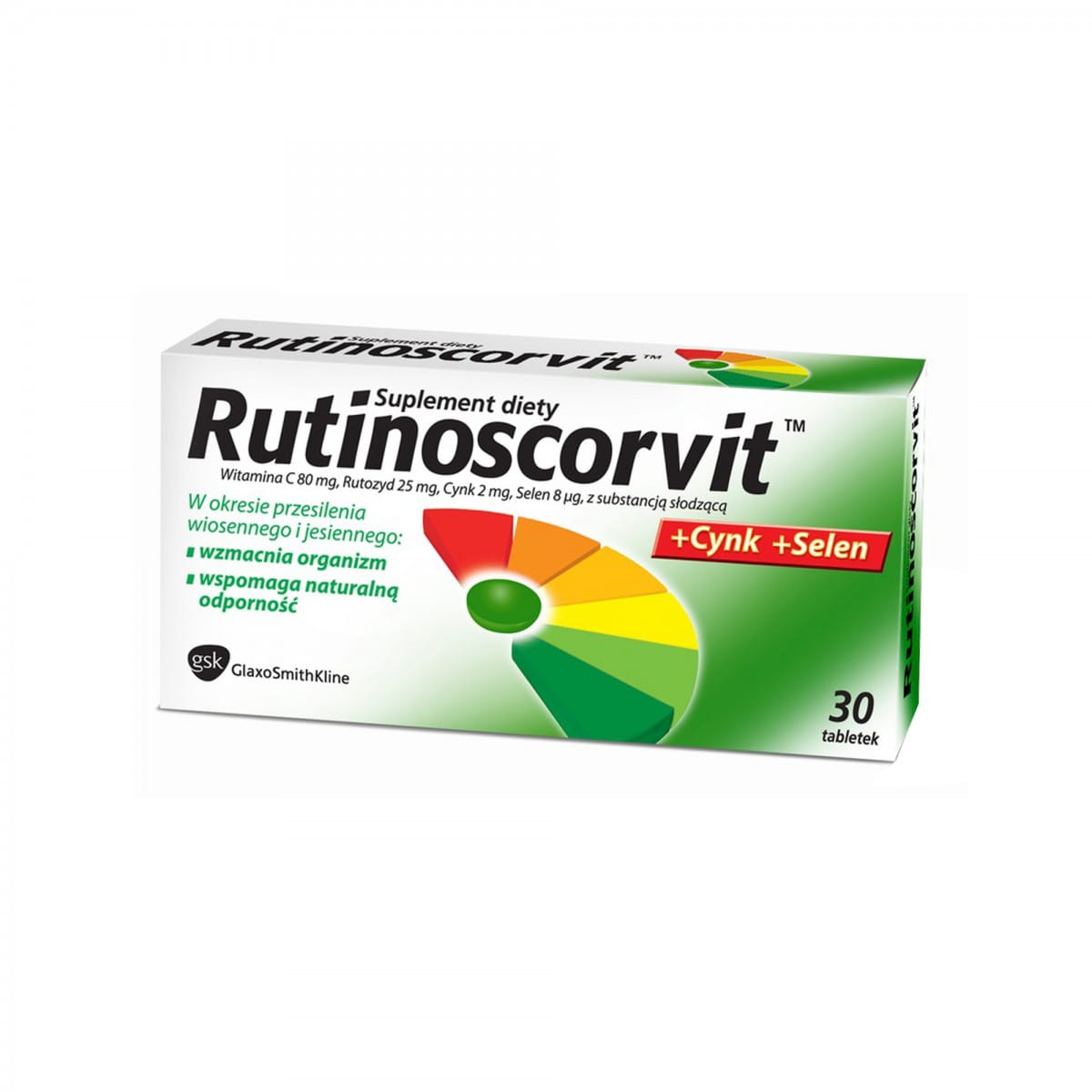 Rutinoscorvit Tabletten von GSK zur Stärkung des Körpers, 30 Stück, enthalten Vitamine und Mineralstoffe für das Wohlbefinden