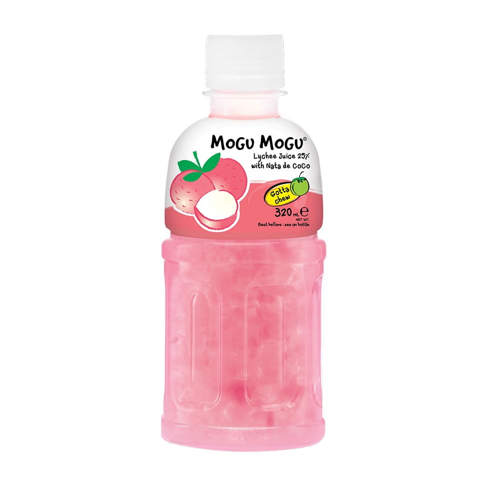 Getränk mit Litschi-Geschmack mit Kokosgeleestückchen 320 ml