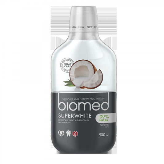 Natürliches Mundpflegefluid von ORGANIC PHARMACEUTICALS, 500 ml Flasche mit grüner Verpackung, für frischen Atem und Zahnpflege.