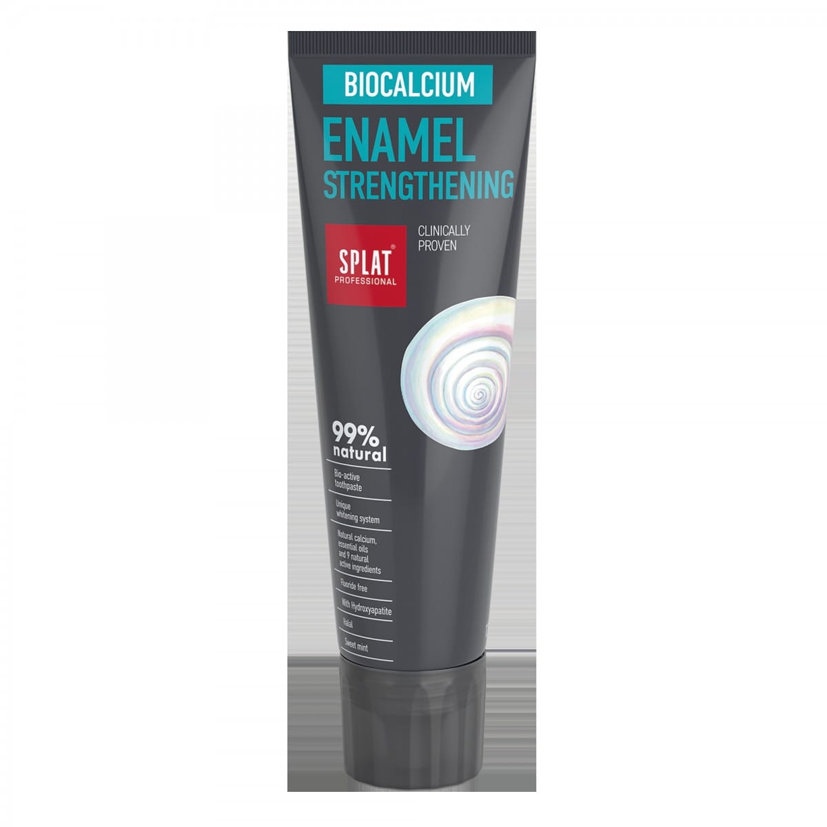 Natürliche ORGANIC PHARMACEUTICALS Zahnpasta zur Stärkung des Zahnschmelzes, 125 g, sichtbare Tube mit weißer Zahncreme
