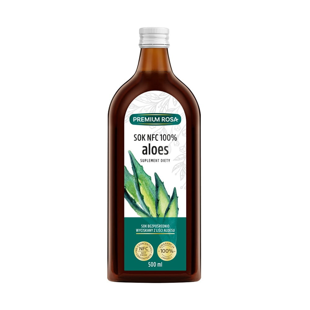 100 % Aloe-Saft 500 ml PREMIUM ROSA Hauptbild
