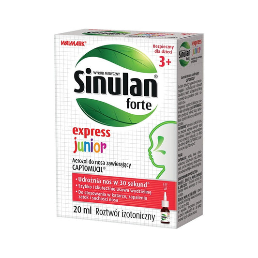 Sinulan FORTE Nasenspray Junior von STADA, 3 + 20 ml, kindgerechtes Nasenspray in einer praktischen Flasche.