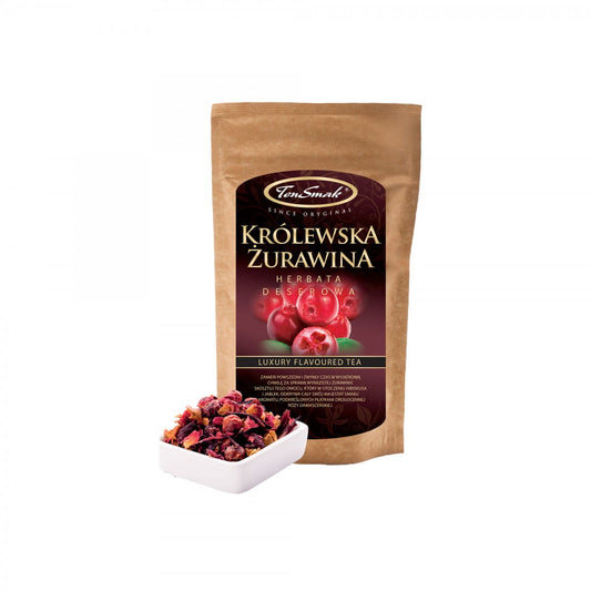Royal Cranberry Desserttee von TEN SMAK, 40 g, mit fruchtigem Cranberry-Geschmack und ansprechender Verpackung.