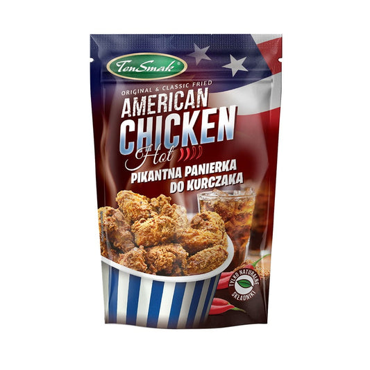 Amerikanische Hühnchen-Heißpanade von TEN SMAK, 200 g, knusprige Panade für Hühnchen, frisch und gewürzt.