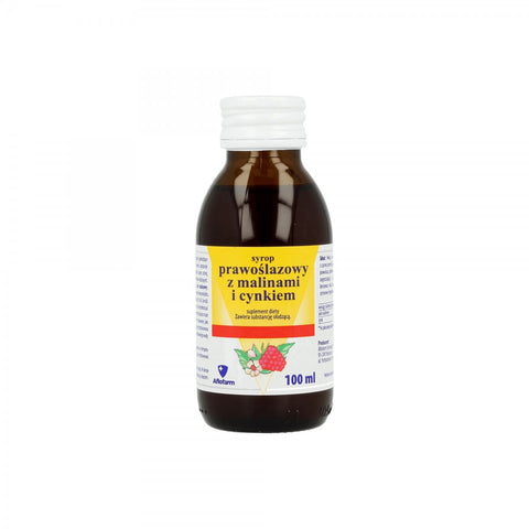 Aflofarm Marshmallow-Sirup Himbeere und Zink 100 ml