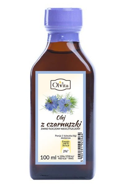 Schwarzkümmelöl, kaltgepresst 100ml (Ägypten) OLVITA Pääkuva