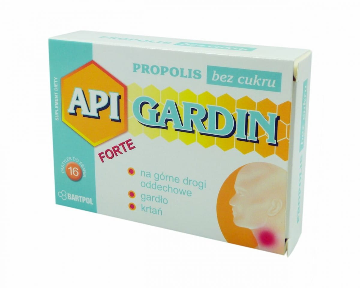 Api - Gardin Propolis ohne Zucker 16past. BARTPOL Hovedbillede