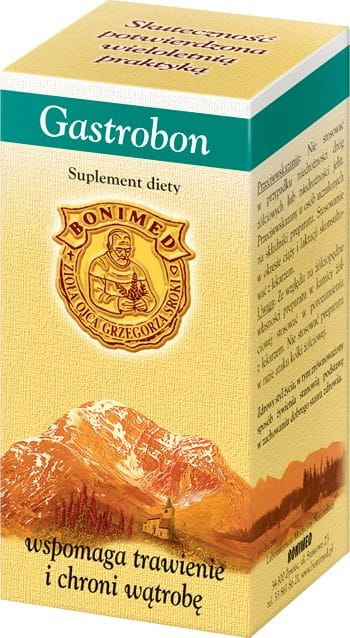 Gastrobon 30 Kapseln von BONIMED, Ansicht der weißen Kapseln in einer Packung, für Verdauungsunterstützung und Magenwohl