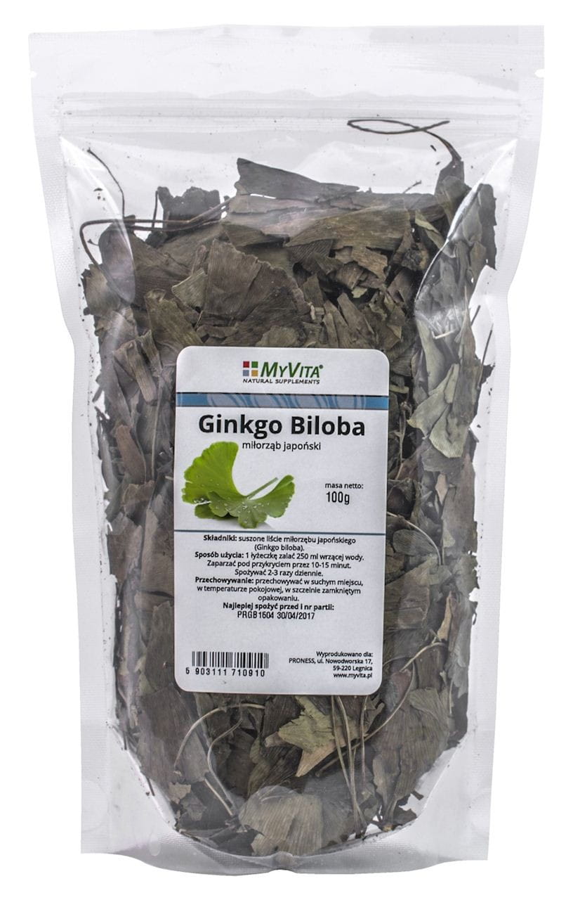 Ginkgo biloba 100g (japanischer Ginkgo) - MYVITA