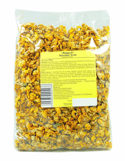 Königskerzenblüte von HERBAPOL KRAKÓW, 50g, getrocknete Blüten für Tees und Naturheilmittel, detailreiches Bild
