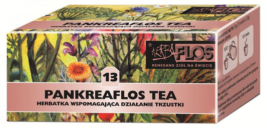 Herbavis Pankreaflos Tee fix, 20 x 2g, mit natürlichen Kräuterextrakten zur Unterstützung der Pankreasfunktion.