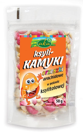 Ksyli - Kiesel - Erdnüsse mit Xylit überzogen 50g AKA