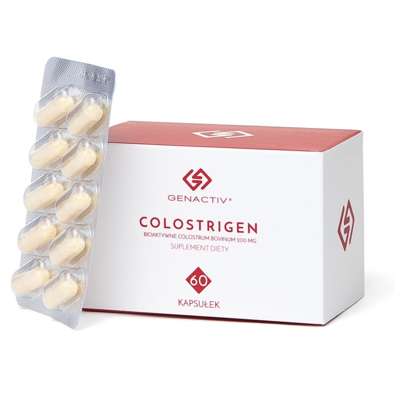 Colostrum Kapseln 200mg 60 Kapseln - bioaktives Lyophilisat 2h GENACTIV मुख्य छवि