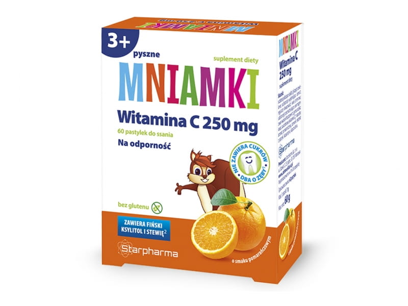 Vitamine C minimale 250mg orange STARPHARMA