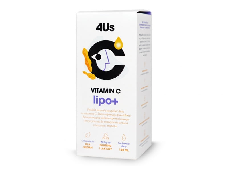 4us Vitamine C lipo + 150ml HEALTHLABS