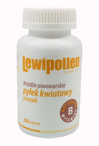 Lewipollen - brewer's yeast + pollen 200 tab. CENTURY