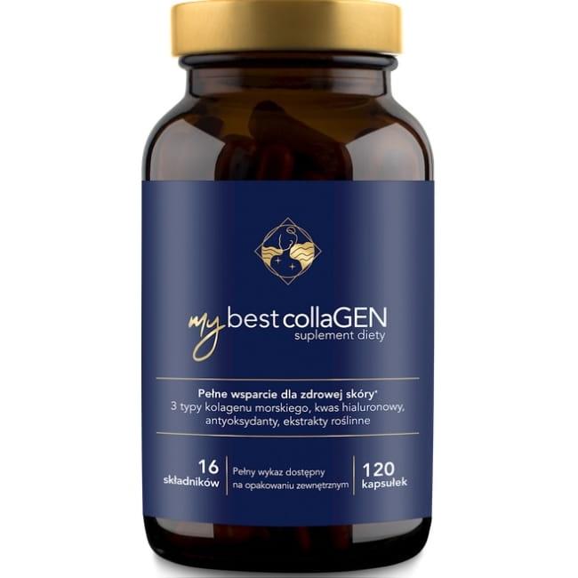 My Best Collagen Kapseln zur Unterstützung des Hautzustandes 120 Stück MYBESTPHARM Hover Image