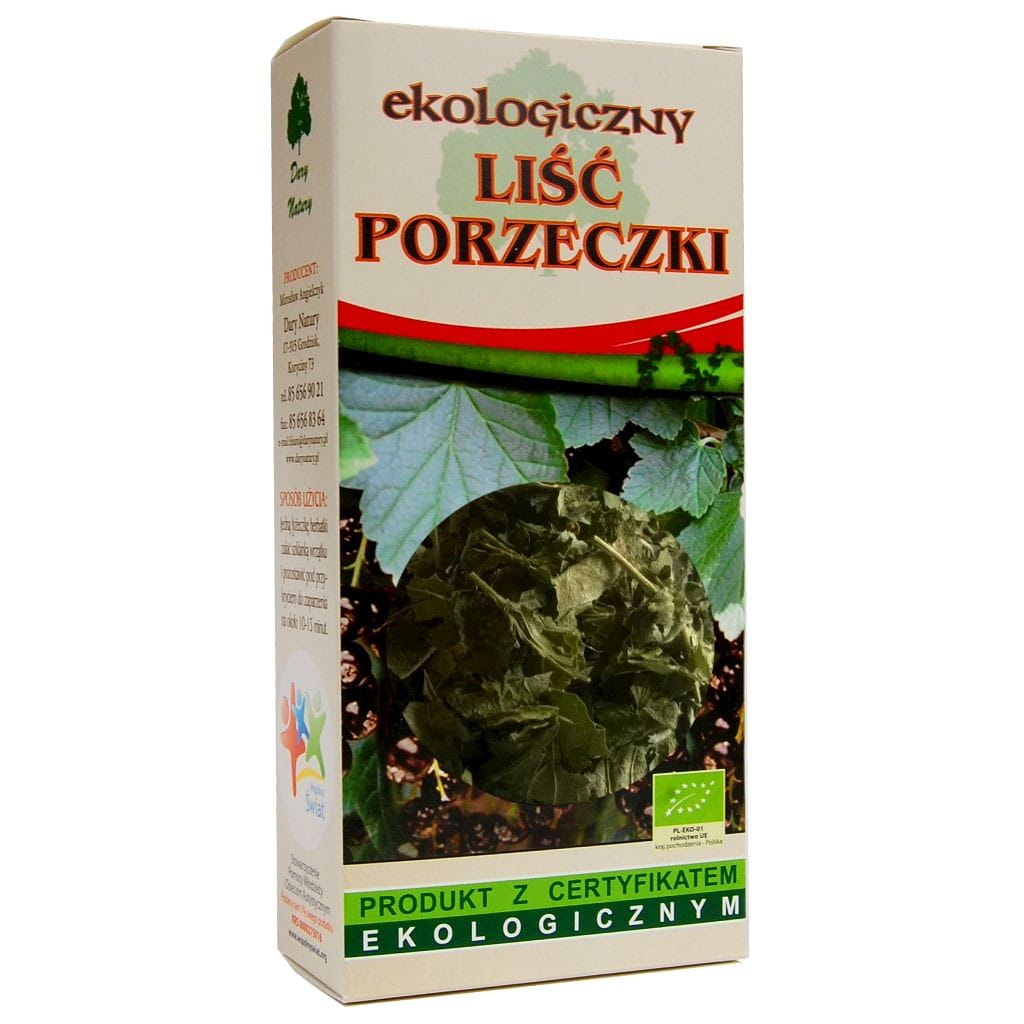 Schwarzes Johannisbeerblatt BIO von DARY NATURY, 50g Packung, frisches und getrocknetes Johannisbeerblatt für Naturprodukte