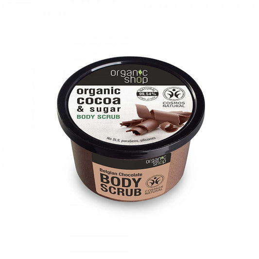 Elastisches Körperpeeling mit belgischer Schokolade 250 ml - Biogo.de