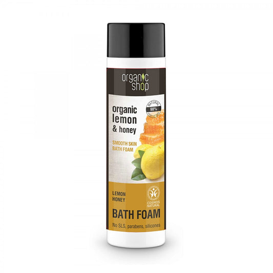 Badeschaum zur Glättung der Haut Zitrone und Honig 500 ml - Biogo.de