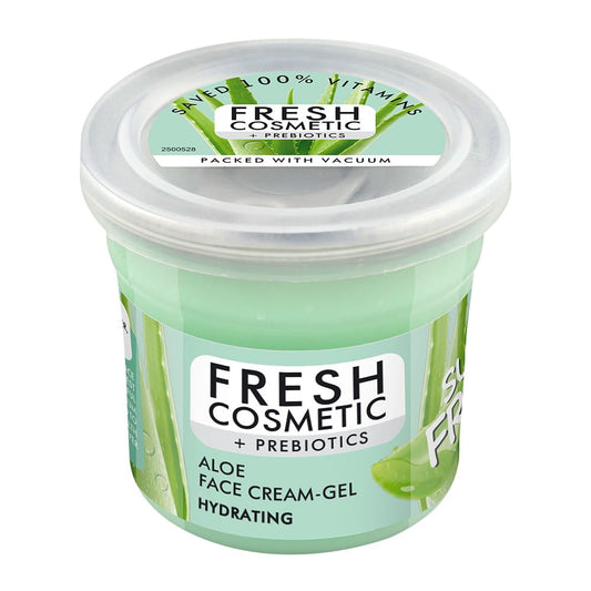 Feuchtigkeitscreme mit Aloe Vera in einem 50 ml Tiegel von Fitokosmetik, Gesichtsgel für trockene Haut