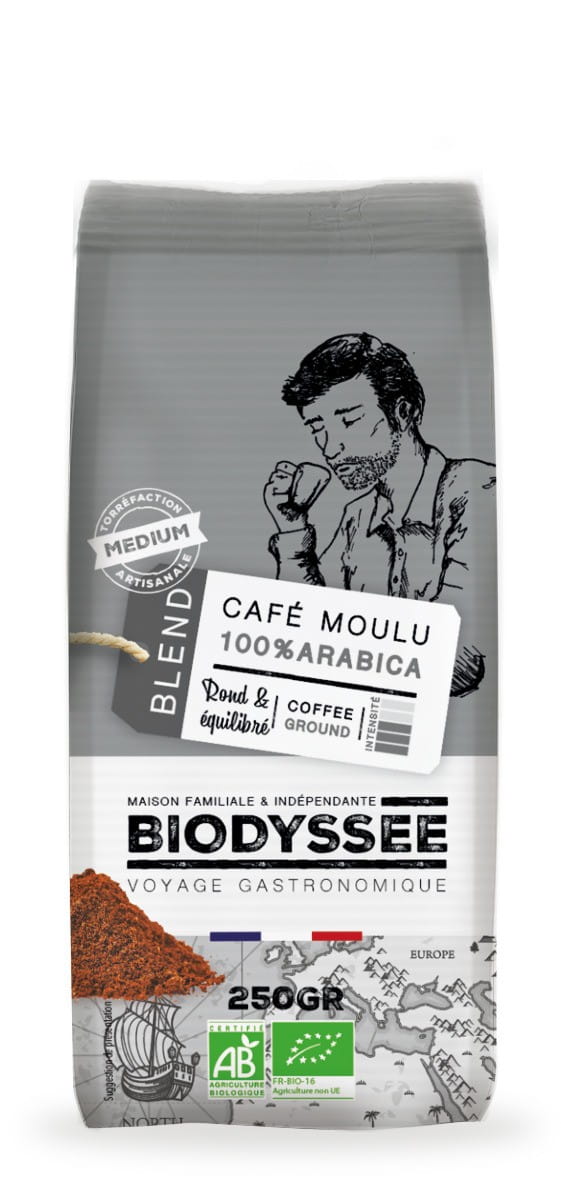 Gemahlener Kaffee 100% Arabica 250g ECO BIODYSSEE