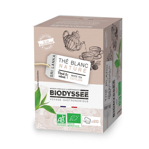 White tea, Ceylon 20x1.5g EKO BIODYSSEE