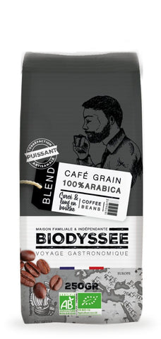 100% strong Arabica coffee beans 250 g ECO BIODYSSEE