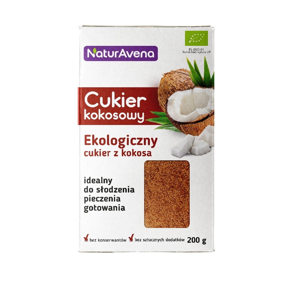 BIO-Kokoszucker 200 g NATURAVENA - Biogo.de Imagine principală a produsului