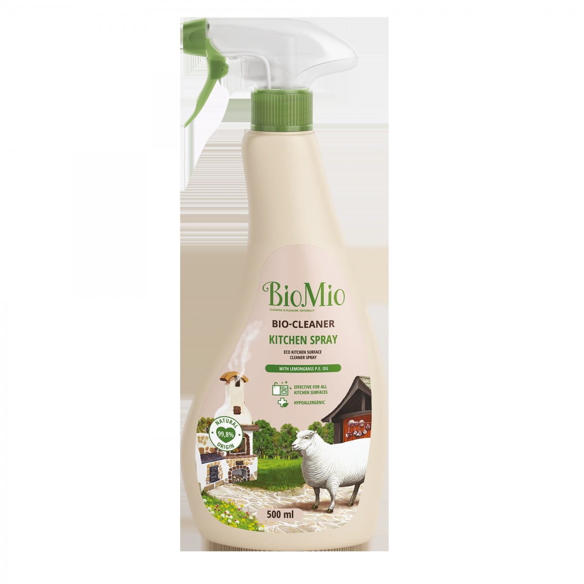 Küchenspray mit Zitronengrasöl 500 ml