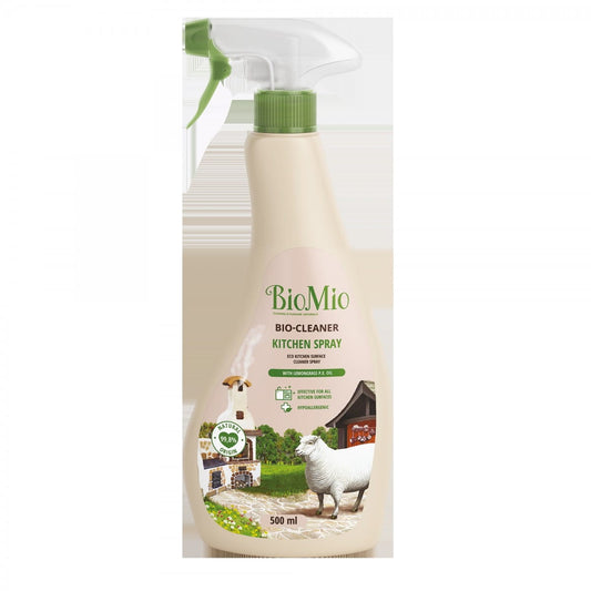 Küchenspray mit Zitronengrasöl 500 ml - Biogo.de