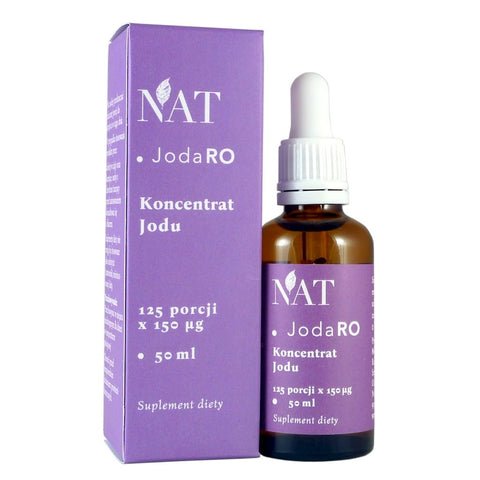 Concentrado de yodo jodaro 150 mcg 50 ml (125 porciones) NAT