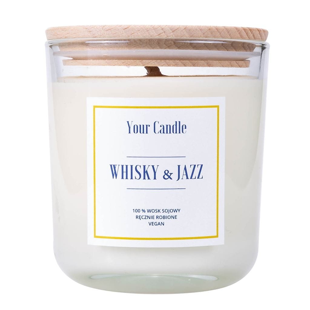 Whisky & Jazz Soy Candle 210 ml - VAŠA SVIEČKA