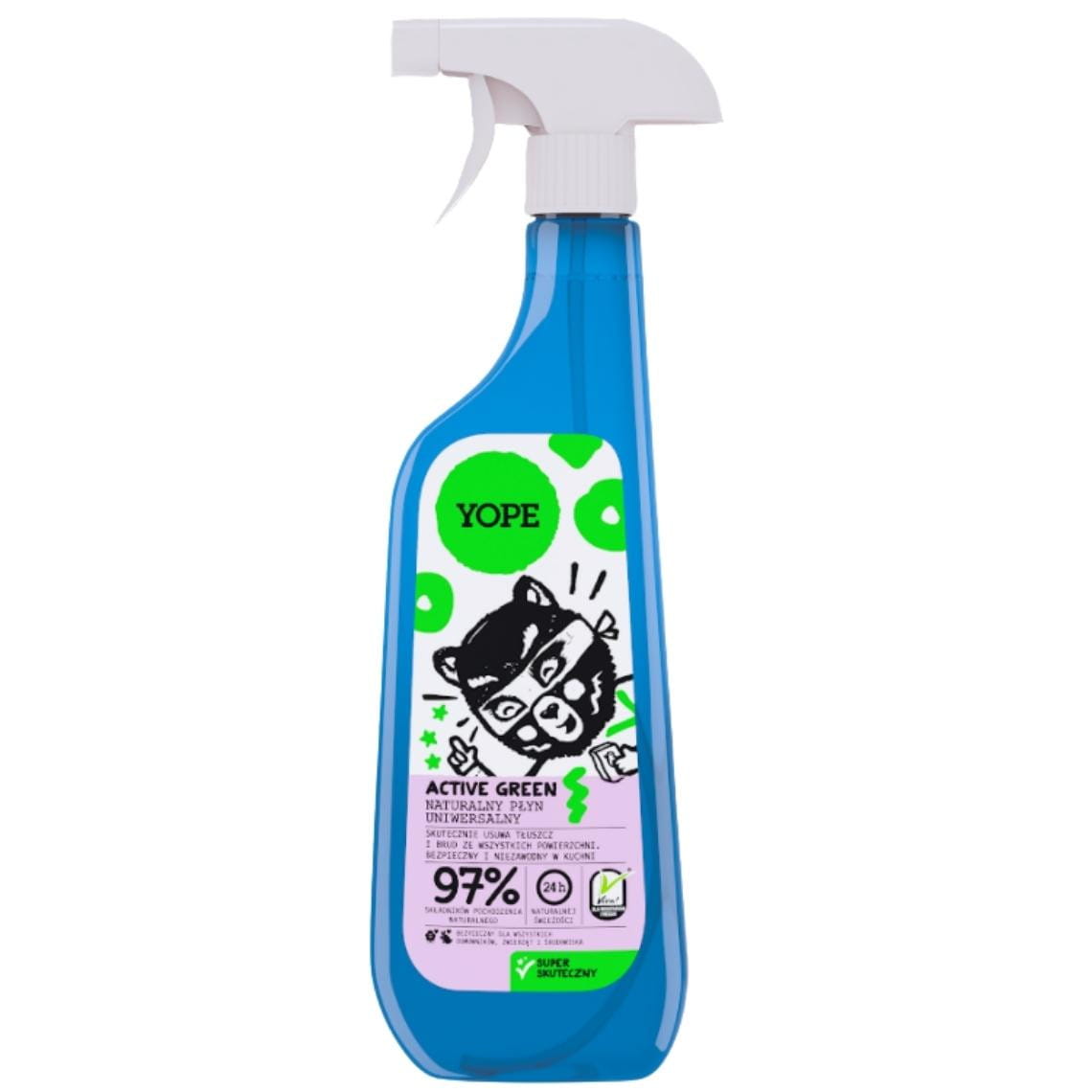 Natürliche Universallotion aktiv grün von YOPE in 750ml Flasche, feuchtigkeitsspendende Pflege für die Haut