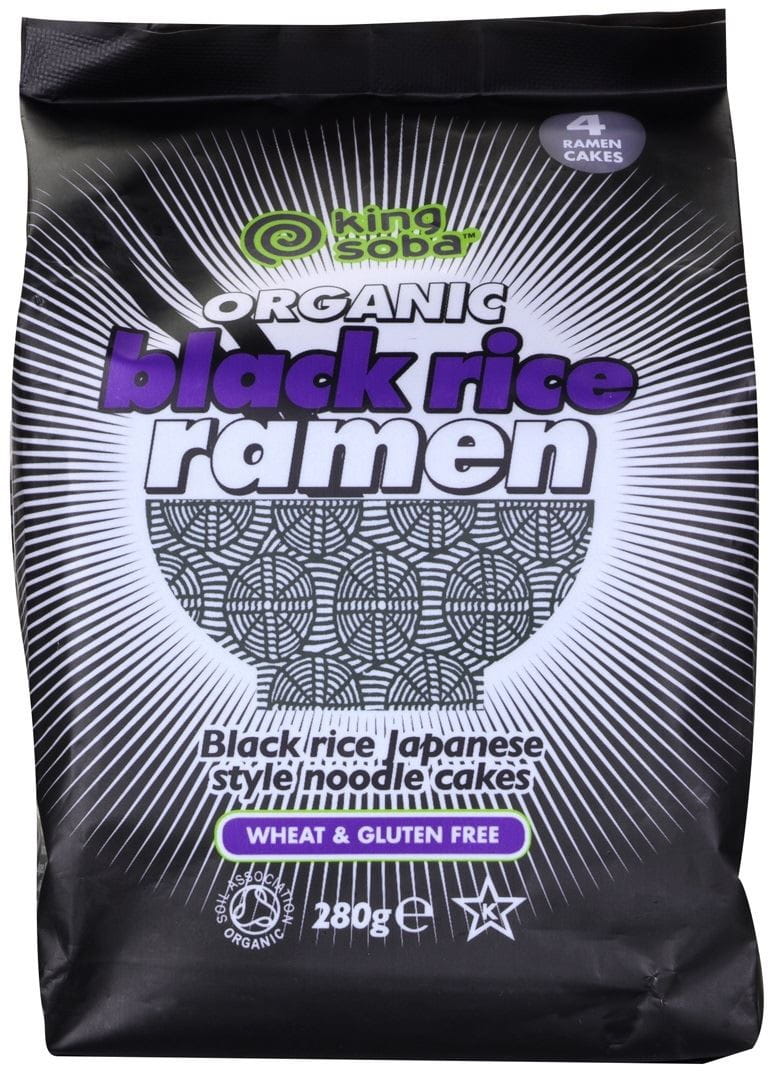 Ramen-Nudeln aus schwarzem Reis nach japanischer Art glutenfrei BIO 280 g - KING SOBA - Biogo.de