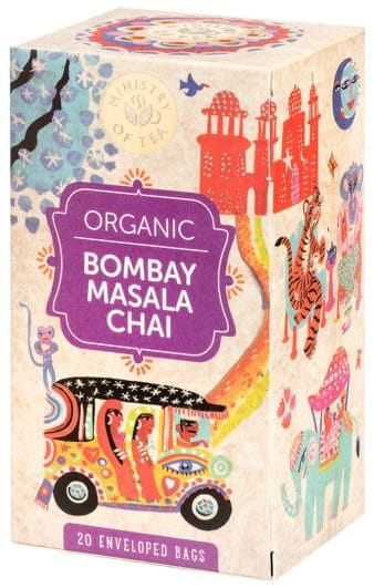 Schwarzer Chai-Tee (Bombay Masala Chai) BIO (20 x 175 g) 35 g - MINISTRY OF TEA - Biogo.de
