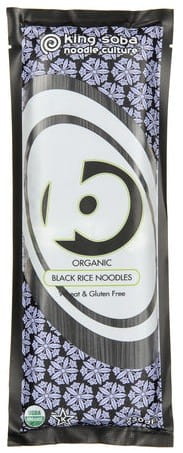 Pasta (schwarze Reisnudeln mit Naturreis) glutenfrei BIO 250 g - KING SOBA - Biogo.de