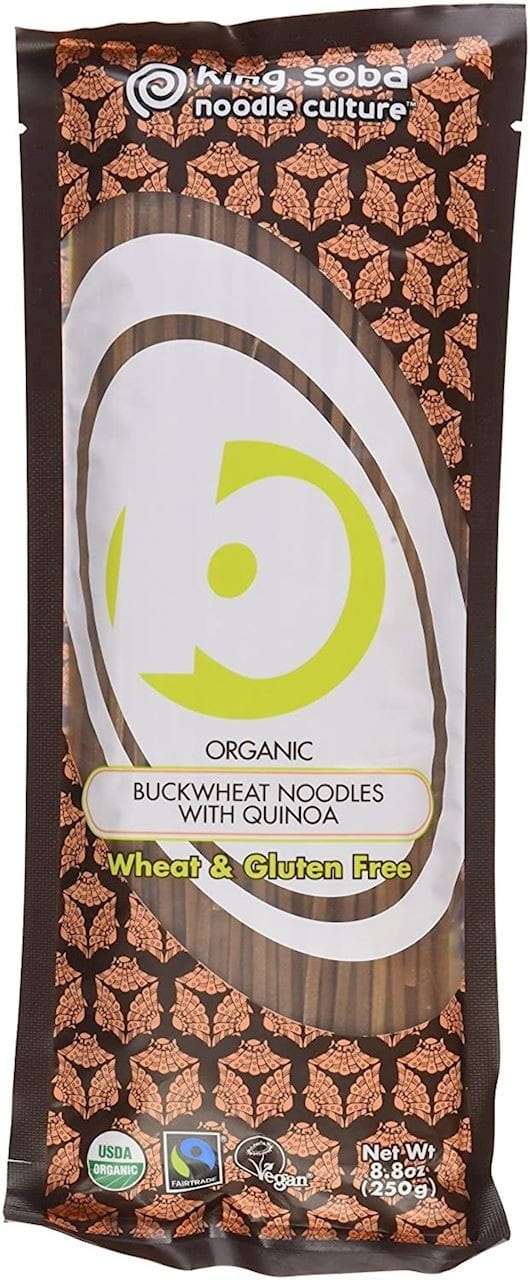 Glutenfreie Nudeln (Buchweizen- und Reisnudeln mit Quinoa) BIO 250 g - KING SOBA - Biogo.de