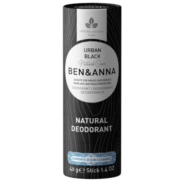 Prírodný mestský čierny deodorant 40g BEN & ANNA