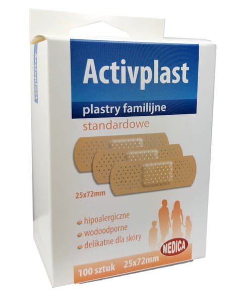 Family standard plasters 100 pieces - ACTIVPLAST