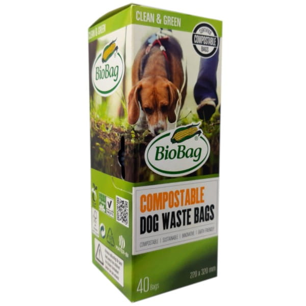 Sacs pour déjections canines biodégradables 40 pièces BIOBAG