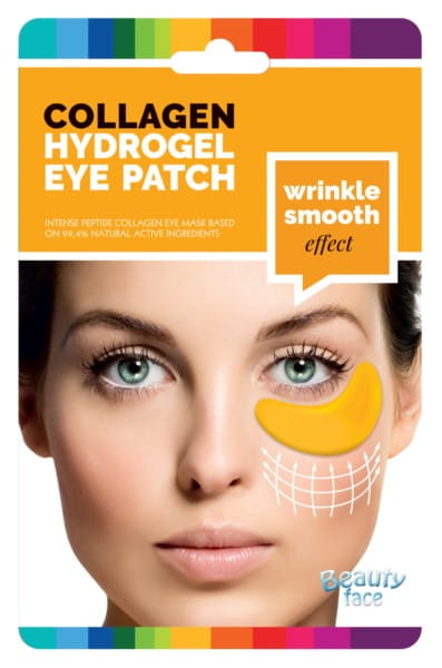 BEAUTY FACE Anti-Falten-Augenpads auf der Haut, pflegen die Augenpartie und reduzieren Falten, für einen frischen Look