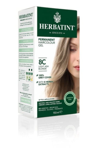 Haarfarbe 8c helles Aschblond 150 ml HERBATINT