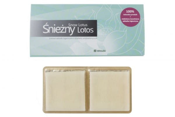 2 panty liners SNOW LOTOS