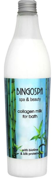 Collagen-Bademilch mit Seide BINGOSPA - Biogo.de