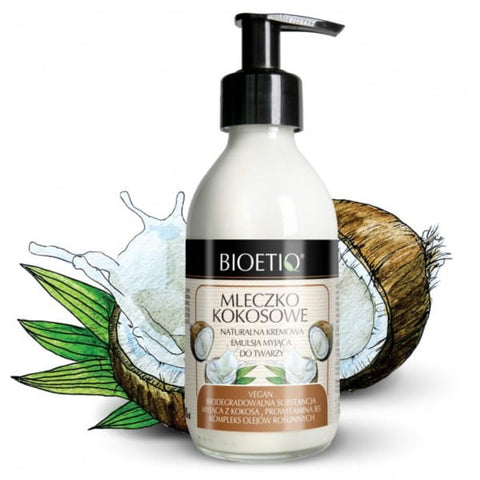 Coconut milk, BIOETIQ facial cleansing emulsion