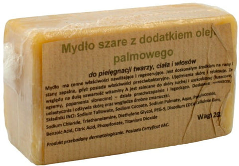 Gray soap with palm oil capsule 200g CARMEN