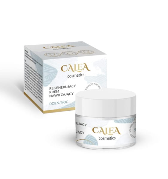Caiea regenerierende Feuchtigkeitscreme von KOSMED in einem 50ml Tiegel, für Tag und Nacht, cremige Textur, Hautpflege Produkt